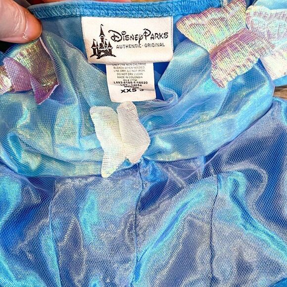 NWT! Disney Parks World Land CINDERELLA Live Action Fancy Dress Costume Size 3 - Picture 3 of 4